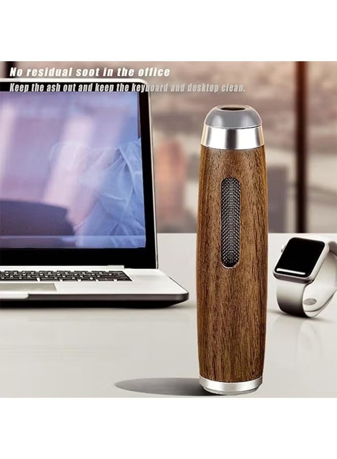 YJ Car Portable Auto Ashtray, Reusable Windproof Mini Cigarette Holder, Suitable for Regular and King Size Cigarettes - Image 5